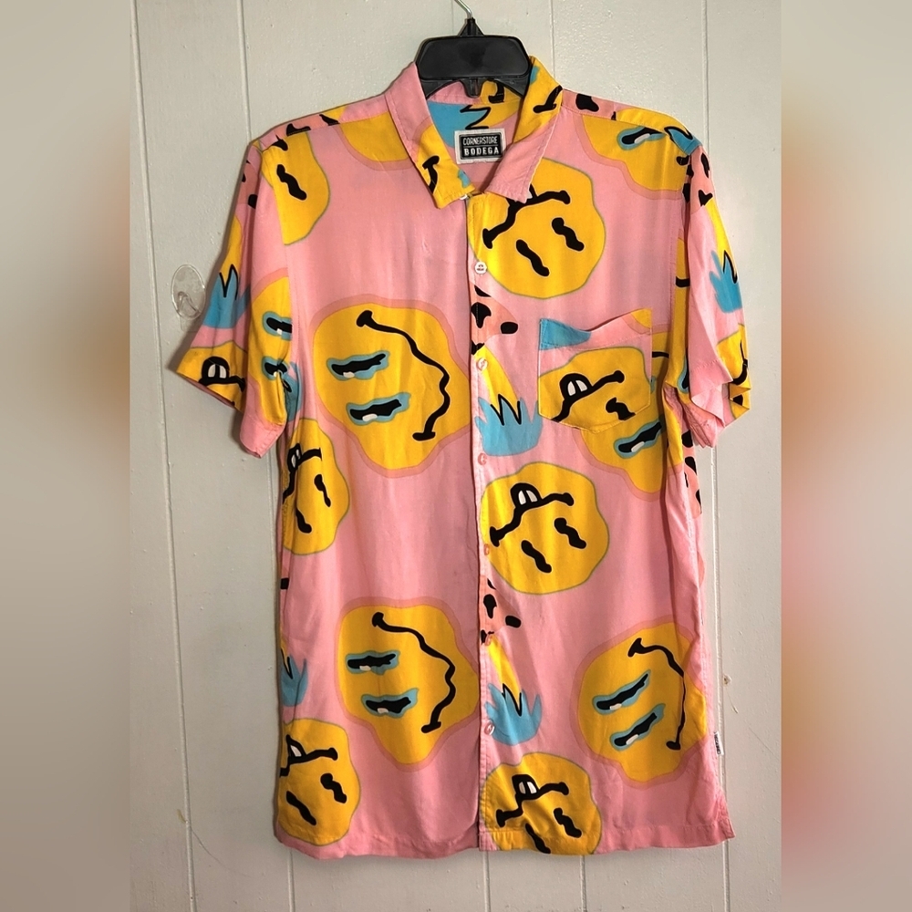 Cornerstore Happy Face and Mushroom Shirt